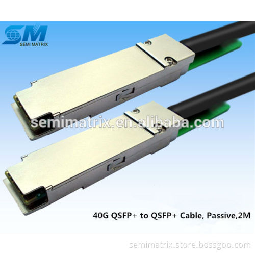 2 meter length 40G QSFP+ Direct Attach Passive Copper Cable